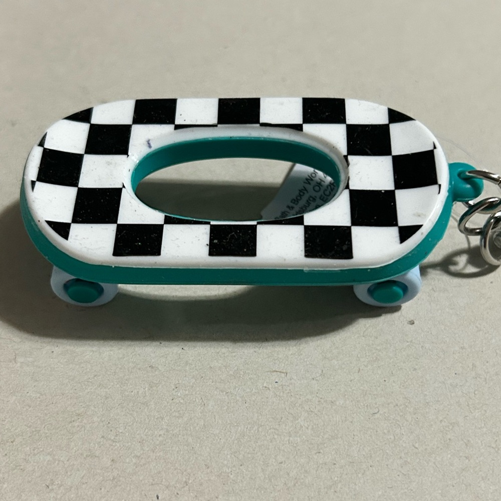 Bath & Body Works Skate Board Pocket Bac Keychain